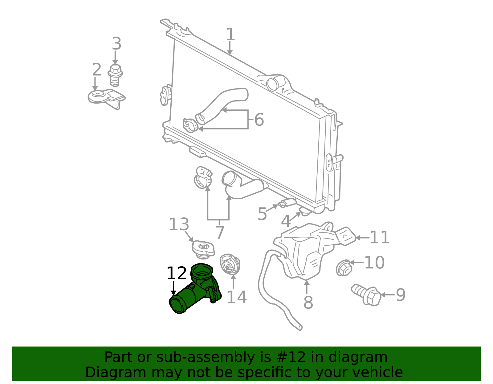 Thermostat Housing 04884220AA | Mopar Parts Canada