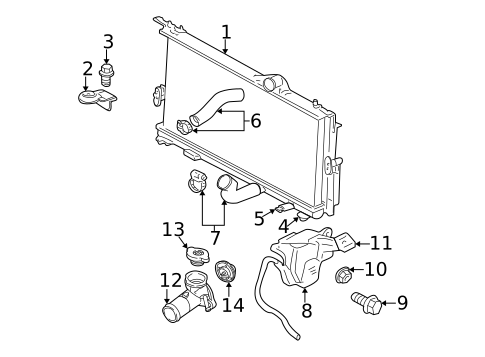Thermostat & Housing for 2003 Dodge Neon #0