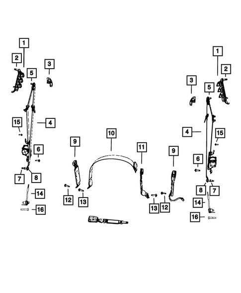 Seat Belts for 2026 Ram 2500 #0