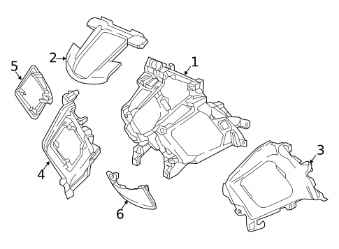 Instrument Panel Components for 2018 Honda CR-V #2