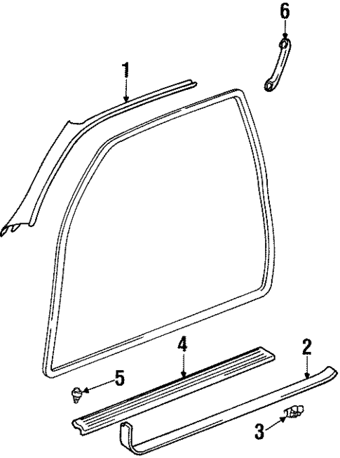 Interior Trim - Pillars for 1999 Lexus SC400 #0