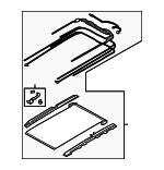 81646D3000TTX - Body: Rail Assembly for Hyundai Image