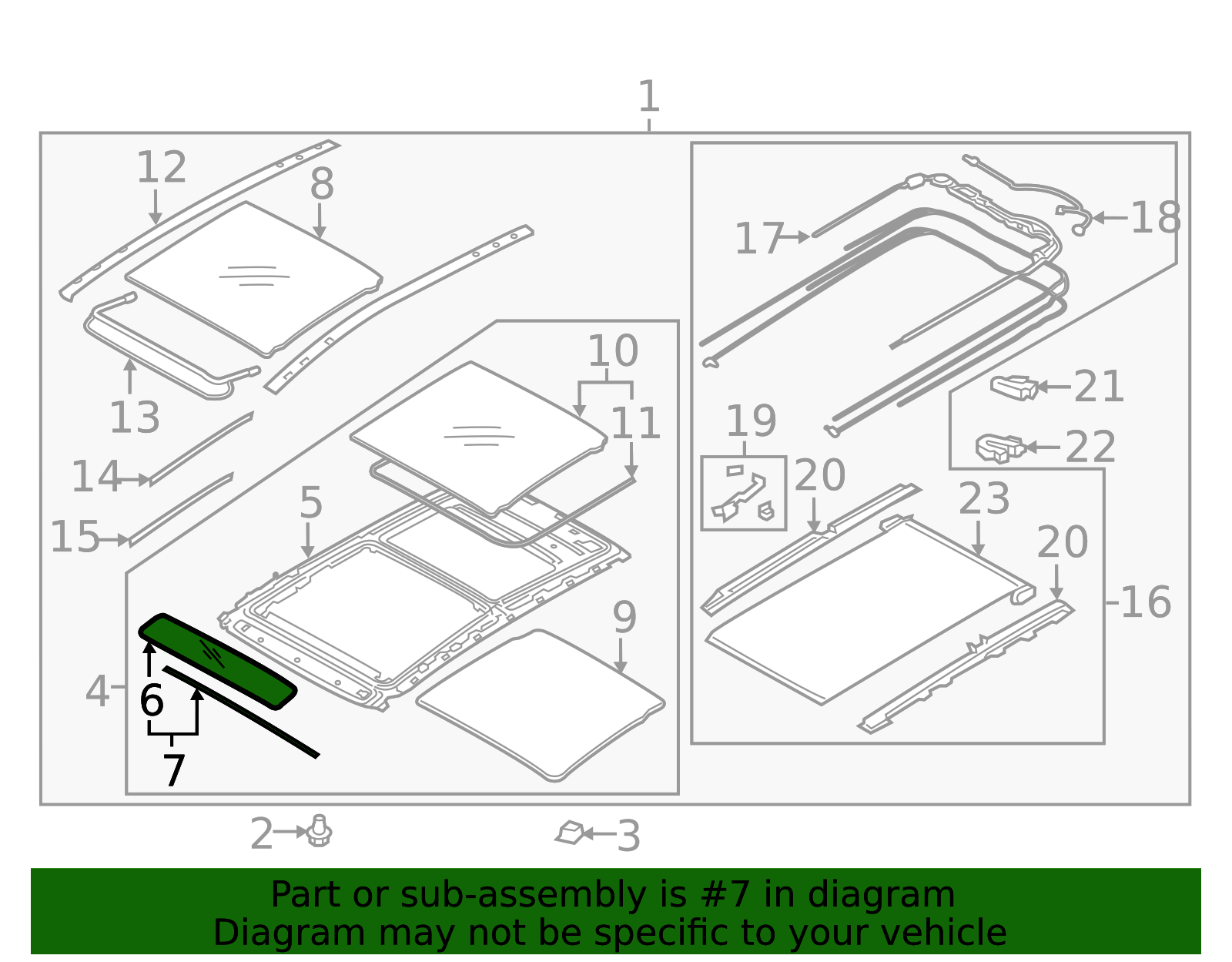 2016-2021 Hyundai Tucson Front Glass Seal 81624-D3000 | MotorMotor