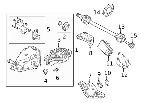 Axle & Differential for 2025 BMW M4 #0
