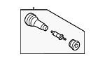 36121116326 - Tire &amp; Wheel: Tire Valve Stem for BMW Image