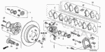 42510STKA00 - Chassis: Disk, Rear Brake Drum In for Acura: RDX Image