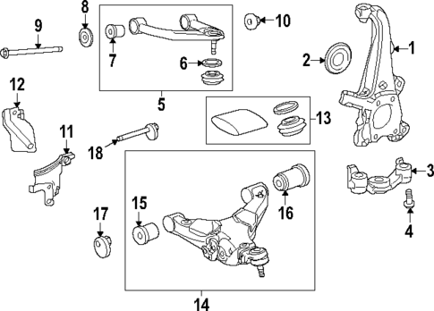 Suspension Components for 2025 Toyota 4Runner #1