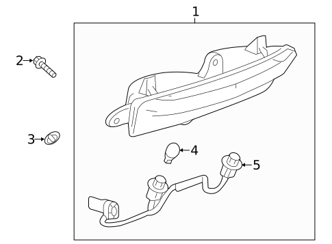 Backup Lamps for 2013 Cadillac XTS #0