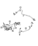 68298443AB - Cooling: Supply Tube Hose for Mopar Image