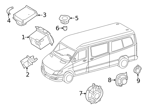 Sound System for 2007 Dodge Sprinter 2500 #0