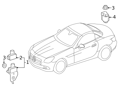 Ride Control Components for 2014 Mercedes-Benz SLK350 #0