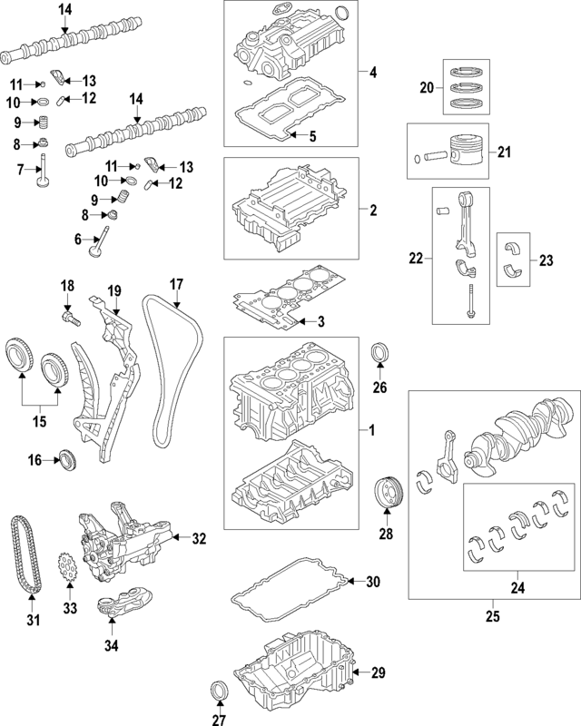 11241021377 - Engine: Bearings for BMW: 228i Gran Coupe, 228i xDrive Gran Coupe, 230i, 230i xDrive, 330e, 330e xDrive, 330i, 330i GT xDrive, 330i xDrive, 340i, 340i GT xDrive, 340i xDrive, 430i, 430i Gran Coupe, 430i xDrive, 430i xDrive Gran Coupe, 440i, 440i Gran Coupe, 440i xDrive, 440i xDrive Gran Coupe, 530e, 530e xDrive, 530i, 530i xDrive, 540i, 540i xDrive, 640i, 640i Gran Coupe, 640i xDrive, 640i xDrive Gran Coupe, 640i xDrive Gran Turismo, 740e xDrive, 740i, 740i xDrive, 745e xDrive, 750e xDrive, 840i, 840i Gran Coupe, 840i xDrive, 840i xDrive Gran Coupe, i8, M235i xDrive Gran Coupe, M240i, M240i xDrive, M340i, M340i xDrive, M440i, M440i Gran Coupe, M440i xDrive, M440i xDrive Gran Coupe, X1, X2, X3, X4, X5, X6, X7, Z4 Image