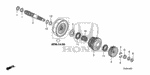 22816P6H003 - Transmission - Automatic: RING, SEAL (35MM) for Honda Image