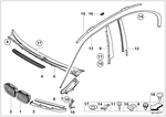 51138208487 - : Grille Left for BMW Image