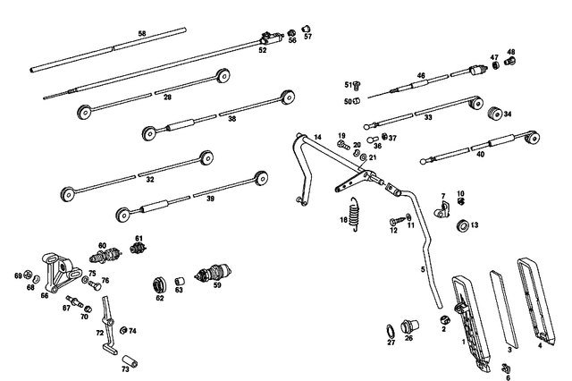 73379009100 - Control: Hose for Mercedes-Benz: 220, 250C, 600 Image