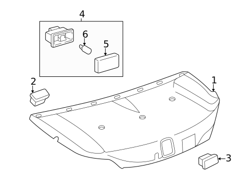 Interior Trim - Trunk for 2007 Lexus SC430 #0