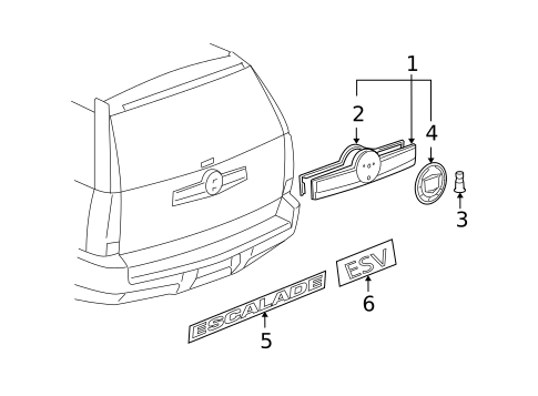 Switches, Solenoids & Actuators for 2007 Cadillac Escalade ESV #0