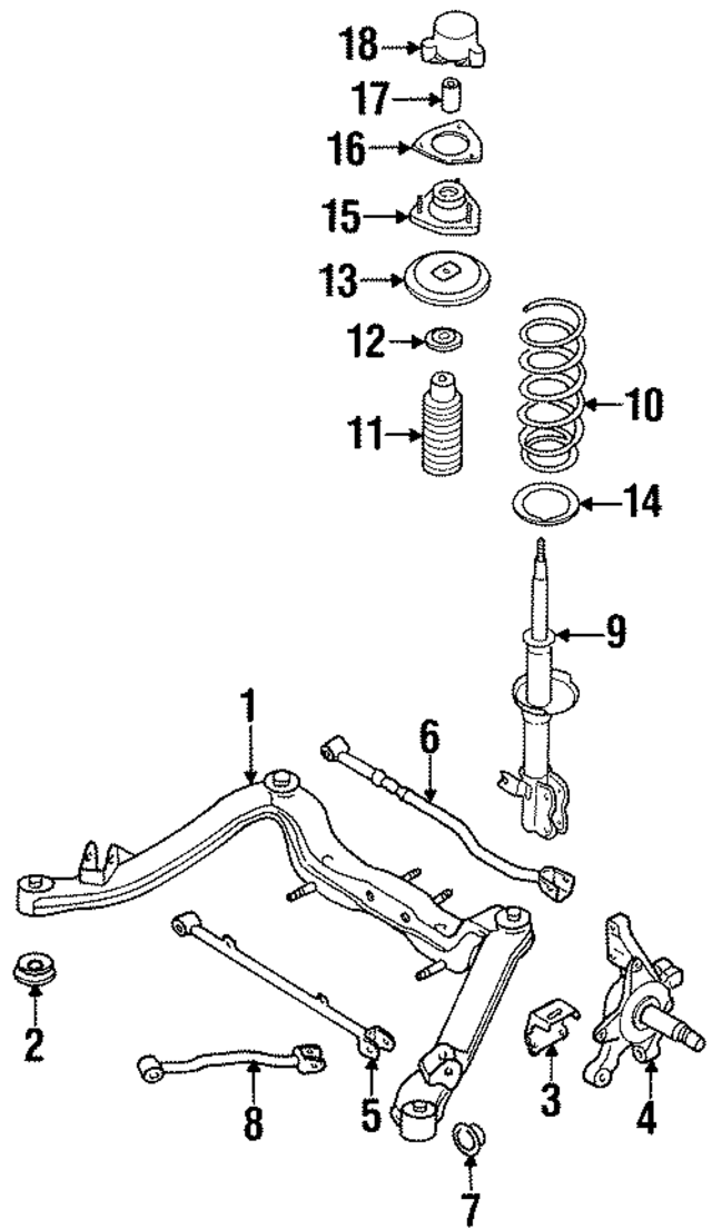 553022B025 - : Suspension Strut for Nissan Image