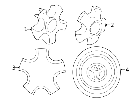 Covers & Trim for 1996 Toyota RAV4 #0