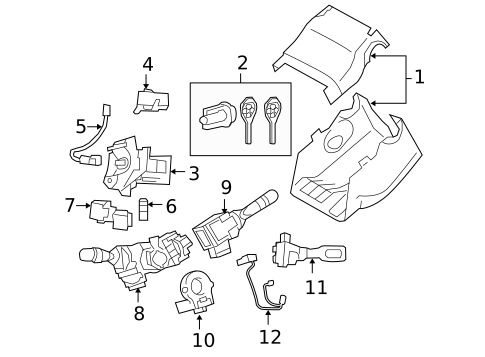Switches for 2007 Toyota RAV4 #1