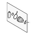 3717A018 - : Inner Boot for Mitsubishi: Lancer Image