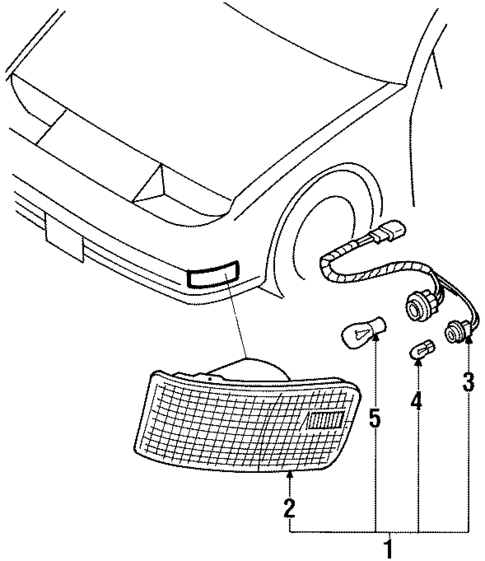 Bulbs - Chassis for 1996 Nissan 300ZX #0