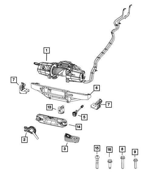 Trailer Tow and Tow Hooks for 2022 Ram 2500 #1