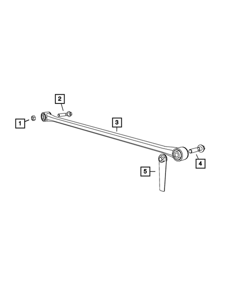 Rear Stabilizer Bar for 2016 Ram 2500 #1