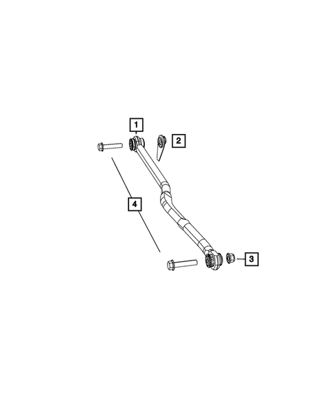 Front Stabilizer Bar for 2008 Jeep Wrangler #1