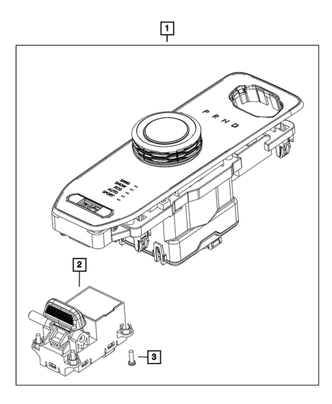 Gearshift Controls and Related Parts for 2024 Jeep Wagoneer S #0