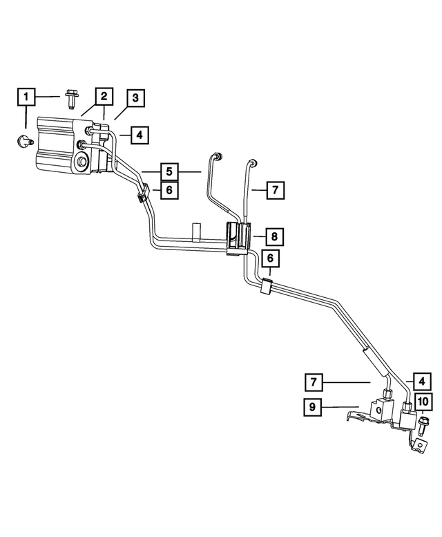 68029173AA - Brakes: Anti-lock Brake Control Unit for Mopar Image