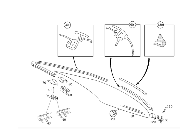 670029309 - Windows: Repair Kit for Mercedes-Benz Image image