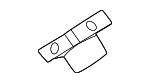 992807525 - Body: Bracket Retainer Plate for Porsche Image