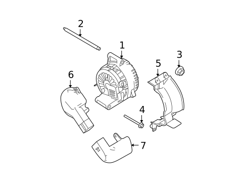 Alternator/Generator & Related Components for 2008 Ford Escape #0
