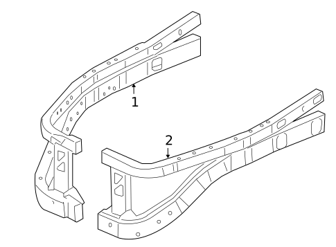 Structural Components & Rails for 2003 Dodge Ram 1500 #0