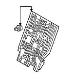 718900E150C0 - Body: Seat Back Panel for Lexus: RX350, RX350h, RX450h+, RX500h Image