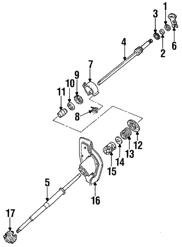 F6SZ18B015AA - Suspension: Front Sensor for Ford: Crown Victoria, Thunderbird | Lincoln: Continental | Mercury: Cougar, Grand Marquis Image