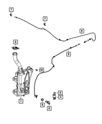 68171077AA - Electrical: Washer Reservoir Cap for Chrysler: 200 | Dodge: Dart Image