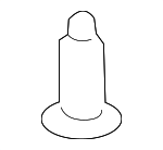 68399CF40A - Body: Front Guide Rivet for Nissan: 350Z, Cube Image