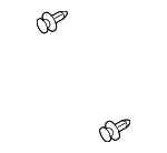 155305933 - Body: Air Guide Clip for Nissan: 370Z, Altima, ARIYA, Armada, Cube, Frontier, GT-R, Juke, Kicks, Kicks Play, LEAF, Maxima, Micra, Murano, NV1500, NV200, NV2500, NV3500, Pathfinder, Qashqai, Quest, Rogue, Rogue Select, Rogue Sport, Sentra, Versa, Versa Note, Z Image