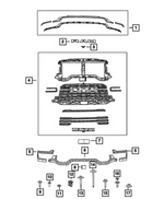 68597717AA - Exterior Ornamentation: Camera Bracket for Mopar Image
