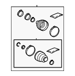 442948071 - Suspension: Boot Kit for Toyota Image