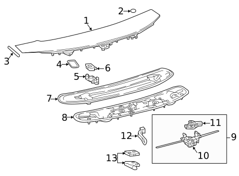 Spoiler for 2019 Lexus LC500 #0