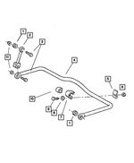 6104239AA - Rear Suspension: Screw for Mopar Image
