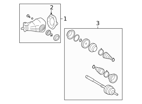 Axle & Differential for 2006 Lexus LS430 #0