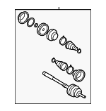 4234050060 - : Axle Assembly for Lexus: LS430 Image