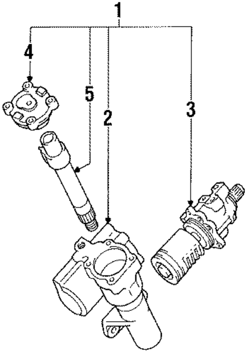 Steering Gear for 1994 Toyota 4Runner #0