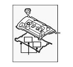 11127646554 - Engine: Valve Cover for Mini: Cooper, Cooper Countryman, Cooper Paceman Image