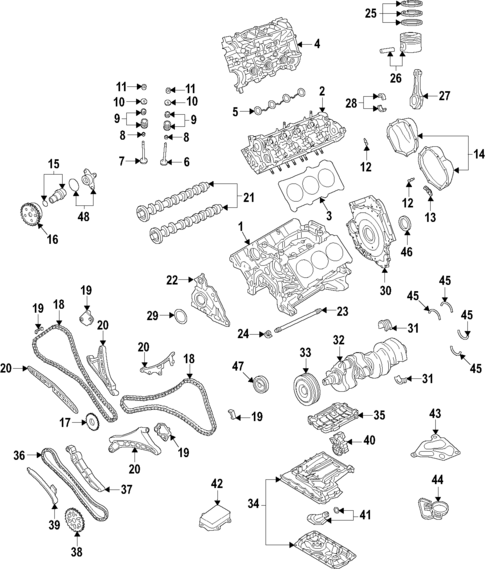 Engine for 2021 Audi SQ5 Sportback #2