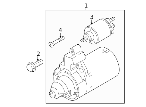Starter for 2017 Audi Q3 Quattro #0